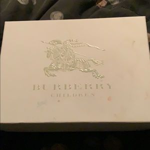 Size 8 kids Burberry Rainboots
